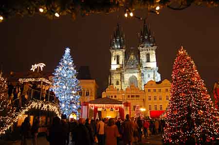 Mercado navideño de Praga